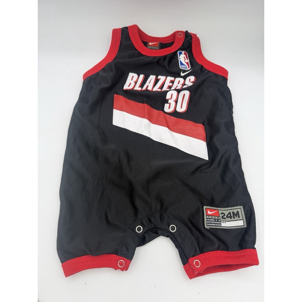 Vintage Nike NBA Portland Trail Blazers Rasheed Wallace #30 Baby Jersey 24M
